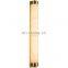 Modern Bedside Brass Sconces Wall Lamp For Bedroom Living Room Home Led Alabaster Long Wall Lamp
