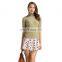 Women's Preppy Style Turtleneck Cable Knit Solid 100% Cashmere Sweater Winter OEM Service with Turtleneck Collar