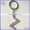 fashion customized alphabet letter C key ring with crystal rhinestone paved