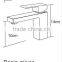 HD4203 35mm Watermark Australian Standards Quality Square Bathroom WELS Basin Flick Mixer Tap Faucet