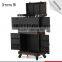 Fashion style PVC trolley makeup case rolling case cosmetic case with wheels