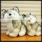 lifelike plush dog stuffed with good quality pp cotton