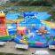 2014 giant inflatable sport dragon shark jumpers kiddie jumper