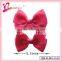 Handmade simple ribbon bow hot sale fancy elastic band for child