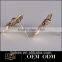 2015 Fashion design costume jewelry maple leaf earring