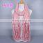 New Design Korea Women Fashion Cotton Plain Lace Scarf