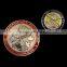 Cheap Custom Coins no Minimum,brass,soft Enamel,antique Gold Plated,2 Inch