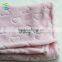 2016 new design lovely sheep and embrossed for baby swaddle print blanket