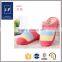 2015Hot sale indoor warm cotton girls high heel slipper