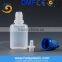 PE plastic squeeze dropper bottles with childproof cap