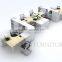 Modern Furniture Design Power 8 Workstation Layout (SZ-WS808)