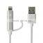 HUNDA Combo Sync Data Micro USB MFI Certified Cable for iPhone 6