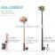 Improved Bluetooth selfie stick for ios/android 4.0inch ~5.5inch genuine leather extended 24.5cm ~95cm wrieless selfie