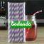 Party paper flexible drinking straws