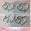 double love heart invitation slider buckles for invites
