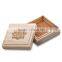 Unfinished Wood Pine Gift Box, Wood Jewelry Box
