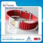 2016 trending products titanium magnet bangle adjustable silicone wristband                        
                                                Quality Choice