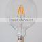 Edison vintage G125 4w 6w 8w led filament bulb E27 decorative light b22 240v 110v