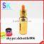 gold glass dropper bottle