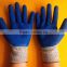 Low price good quality safety rubber latex coated cut resistant gloves, HDPE cut resistant working gloves