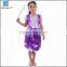 Halloween child purple princess fancy dress costume