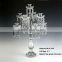 clear crystal candelabra for wedding table decoration