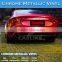 CARLIKE 1.52x20m 5x65ft Red Chrome Metallic Decoration Film Car Wrap Foil
