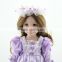 Beautiful purple dress american girl dolls newest design fashion wedding dress vinyl 18inch American baby gril doll