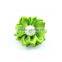 Satin ribbon flowers rhinestone