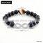 New Machine 2016 Infinity Black Coral Bracelet