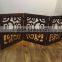 Foldable Wooden Pet Gate with different carve patterns