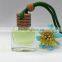 Factory direct sale new style hanging car perfume bottles with wooden cap