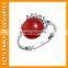 Cheap Stainless Steel Men Silver Rings With Stone PGRG0096
