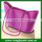 Wholesale fashion jelly foldable silicone beach bag