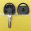 Remote car key blank transponder key shell for Opel with HU46 left blade no logo