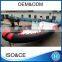 2016 Manufacturer direct china inflatable rib boat with pvc or hypalon material for sale