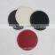 S/8 Round Faux Leather Coaster And Placemat Set,
