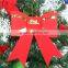 Red bowknot for christmas decoration outdoor