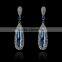 Fashion earings for women 2016 diamond bead drop crystal gold earring