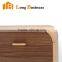 LB-AL5039 natural wood two drawers beside table