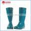 Solid Color PVC Transparent Rain Boots for Women