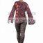 Rayon Mandala Top Women maroon color top