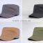 plain flat top military cap