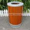 Metal and wooden waste container
