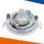 new white round gimbal directional tilted aluminium die casting downlight