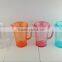 2.5L Marble Clear Plastic Water pitcher Set With 4 Cups
