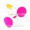 2016 Hot Selling Non-Latex Red Round Sponge Beveled Head Foundation Brush
