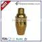 Hot CE/FDA Safe stainless steel gold plated cocktail shaker