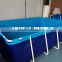 Rectangular big Collapsible metal frame swimming pool water tank