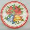 Disposable 9" Christmas Partyware Round Paper Plates